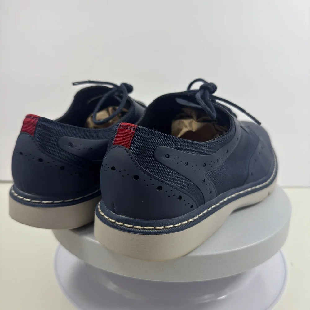 Stacy Adams Men Dress Shoes Wingtip Oxford Casual Classic Blue Lace‎ Up 8